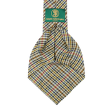 Dreaming of Monday Green Gunclub 7-Fold Vintage French Wool Tie Open