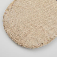 An optimal comfort Beige Cotton Blend Invisible Socks by Falke on a white surface.