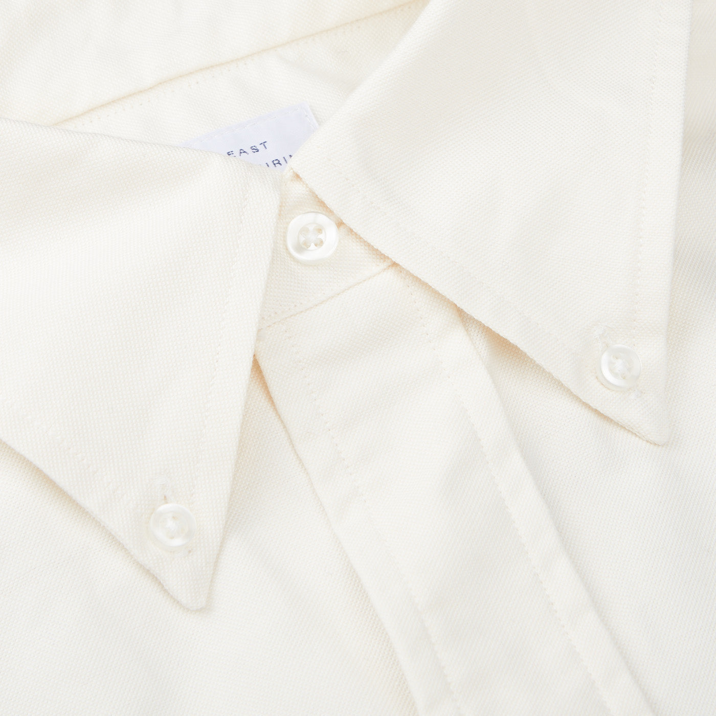 Far East Manufacturing | Ecru Beige Cotton Oxford BD Regular Shirt 