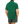 The back view of a man wearing a Fedeli Grass Green Cotton Towelling Polo Shirt.