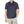 A man wearing a Fedeli Navy Blue Organic Cotton Polo Shirt and khaki pants.