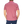 The back view of a man wearing a Fedeli Washed Raspberry Organic Cotton Polo Shirt.