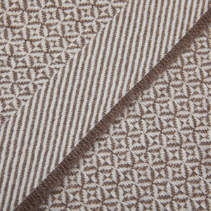 Gierre Milano Taupe Brown Wool Scarf Fabric