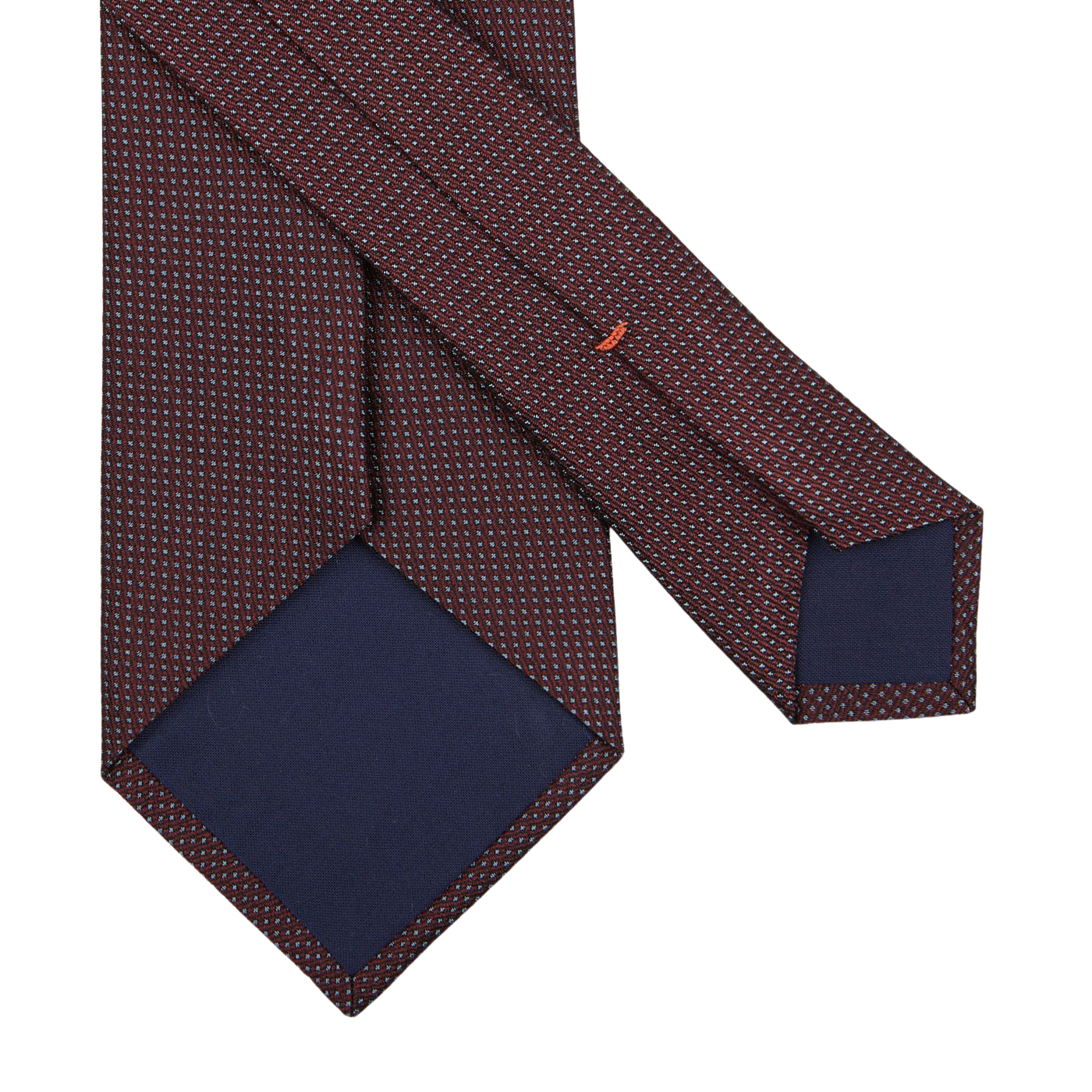 Gierre Milano Wine Silk Cotton Lined Woven Tie Back