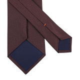 Gierre Milano Wine Silk Cotton Lined Woven Tie Back