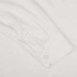 Gran Sasso Off-White Cotton Cashmere Popover Cuff