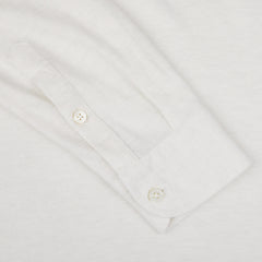 Gran Sasso Off-White Cotton Cashmere Popover Cuff