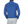 The back view of a man wearing a Gran Sasso Indigo Blue Vintage Merino Wool 1/4 Zip Sweater.