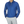 A man wearing a Indigo Blue Vintage Merino Wool 1/4 Zip Sweater by Gran Sasso and gray pants.