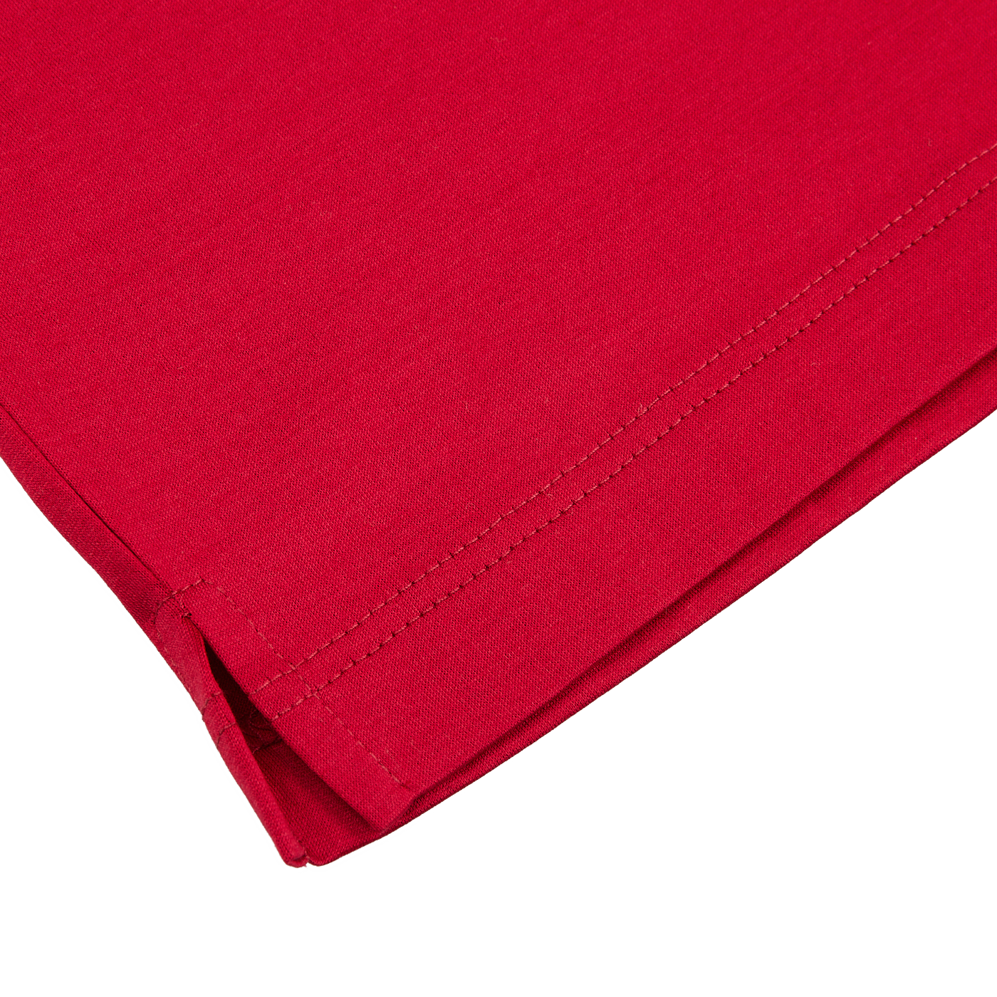 A close up of a Raspberry Red Cotton Filo Scozia Polo Shirt by Gran Sasso.