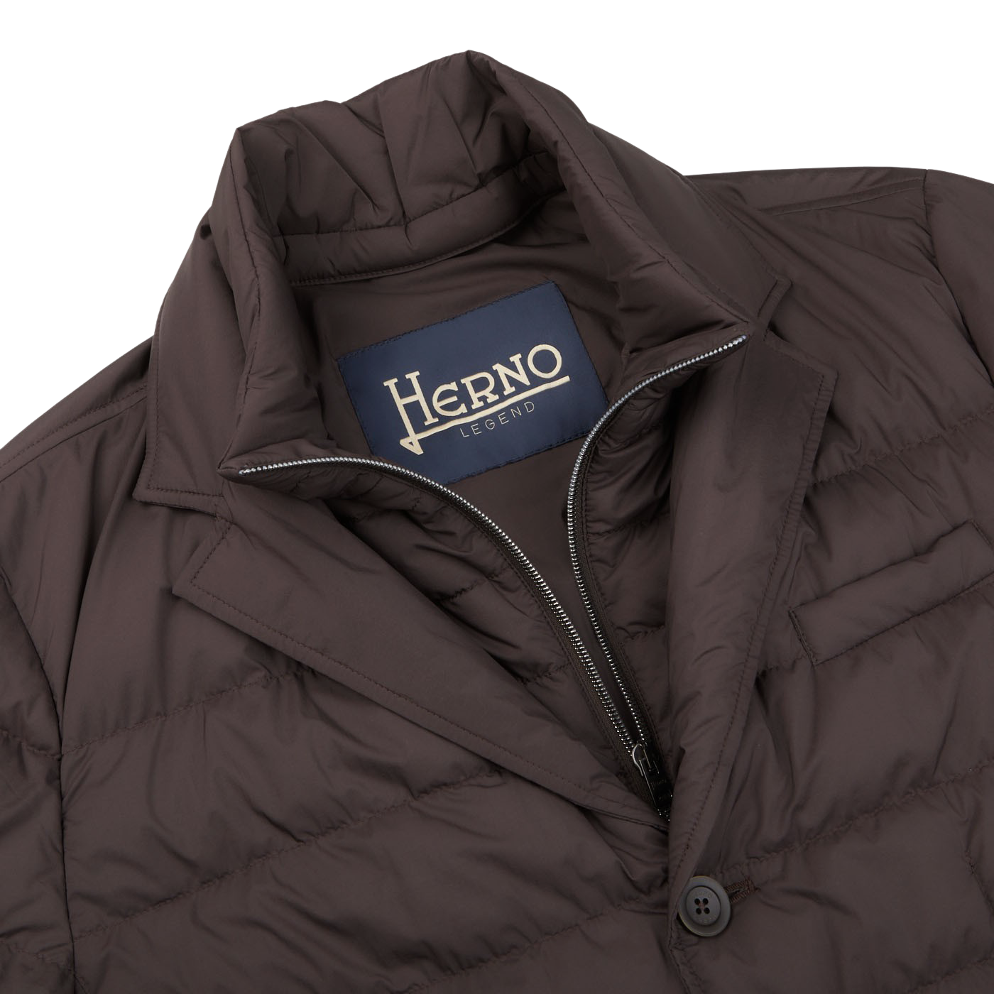 Herno  Light Camel Wool Silk Nylon Padded Jacket – Baltzar