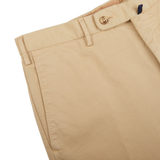 Incotex Light Beige Cotton Stretch Comfort Chinos Edge