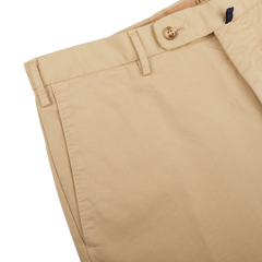 Incotex Light Beige Cotton Stretch Comfort Chinos Edge