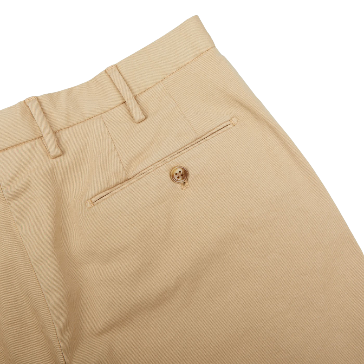 Incotex Light Beige Cotton Stretch Comfort Chinos Pocket