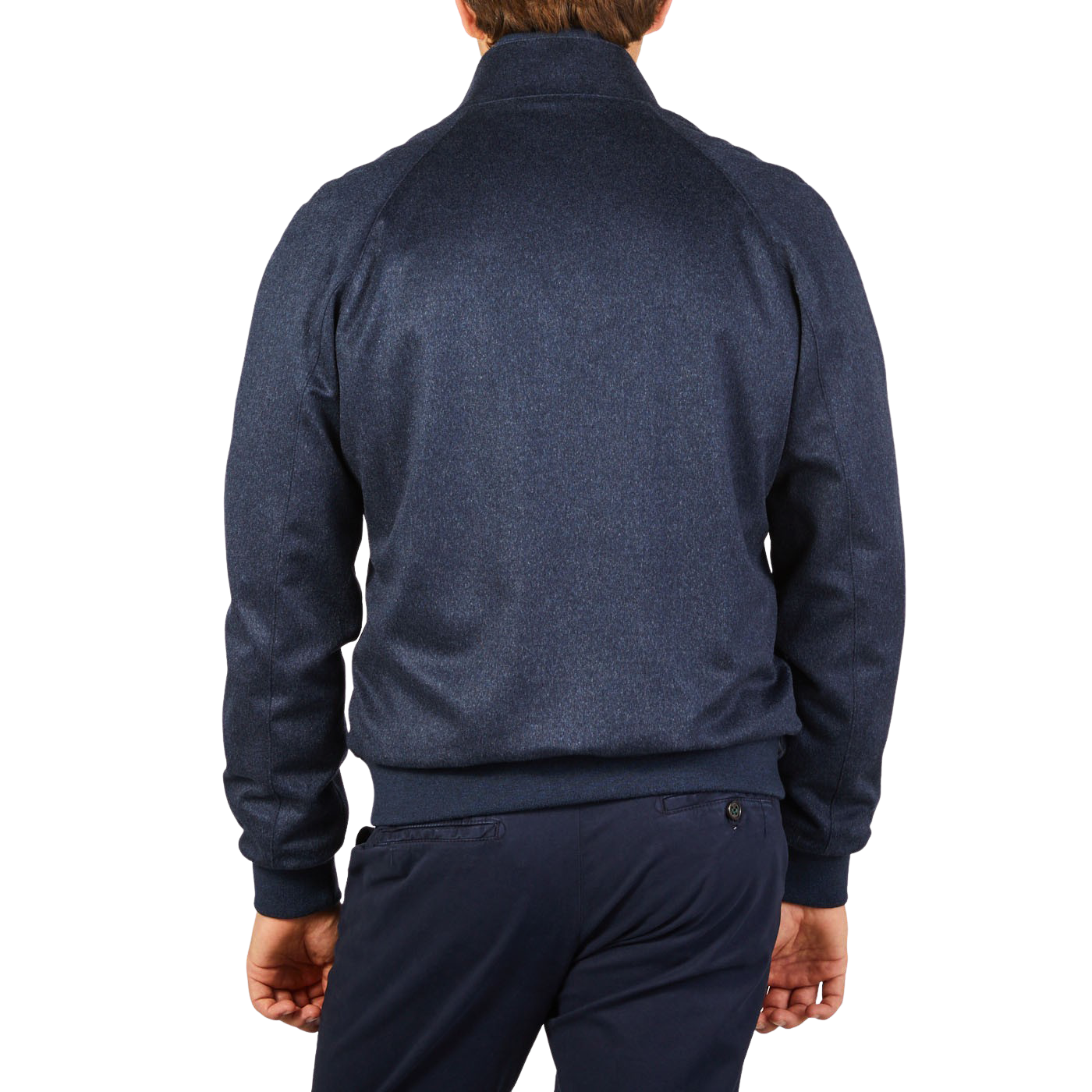 Maurizio Baldassari | Dark Blue Pure Cashmere Blouson – Baltzar