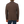 The back view of a man wearing a Maurizio Baldassari Brown Melange Wool Linen Silk Jersey Blazer.