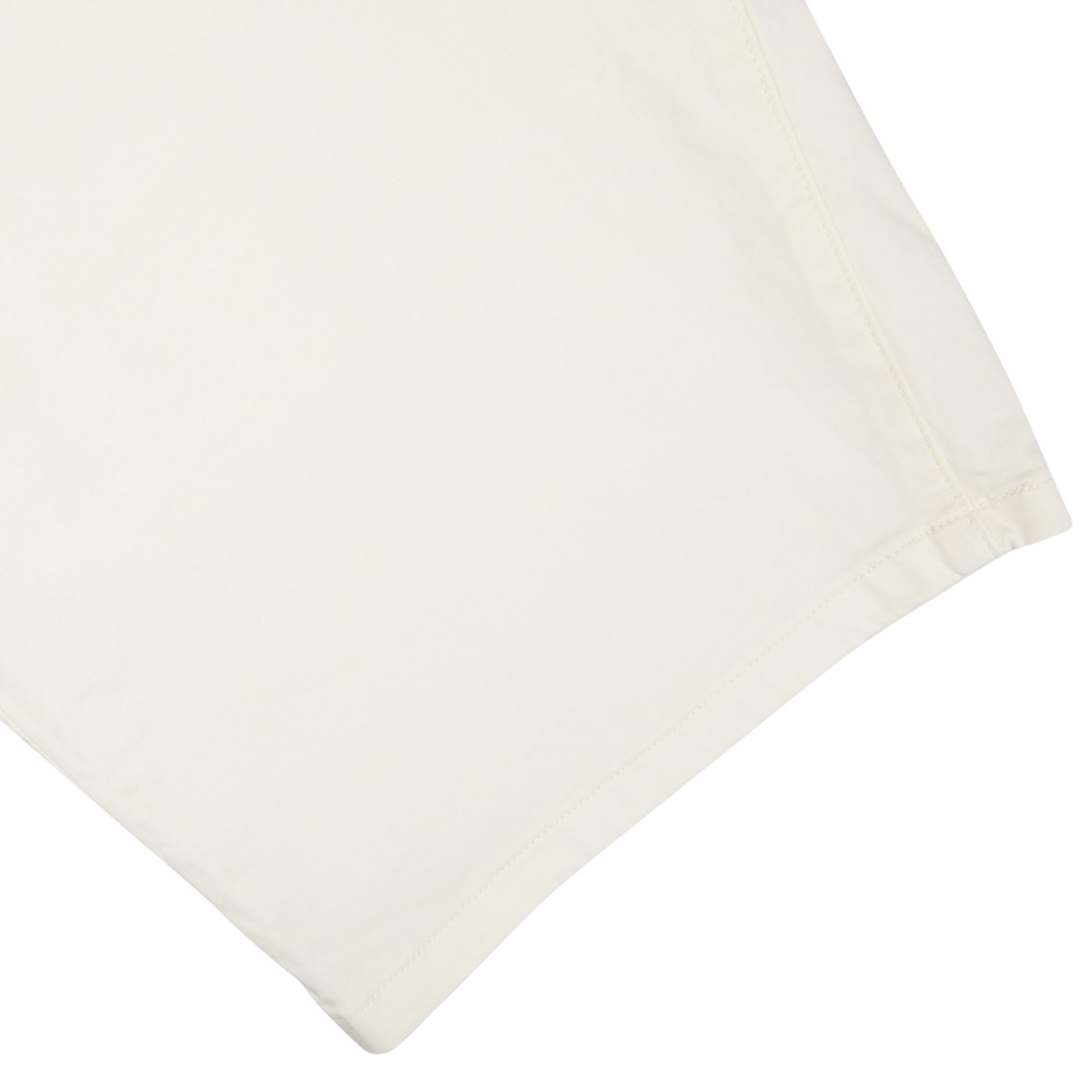 An image of Ecru Cotton Blend Philips Shorts by Paige on a white background.
