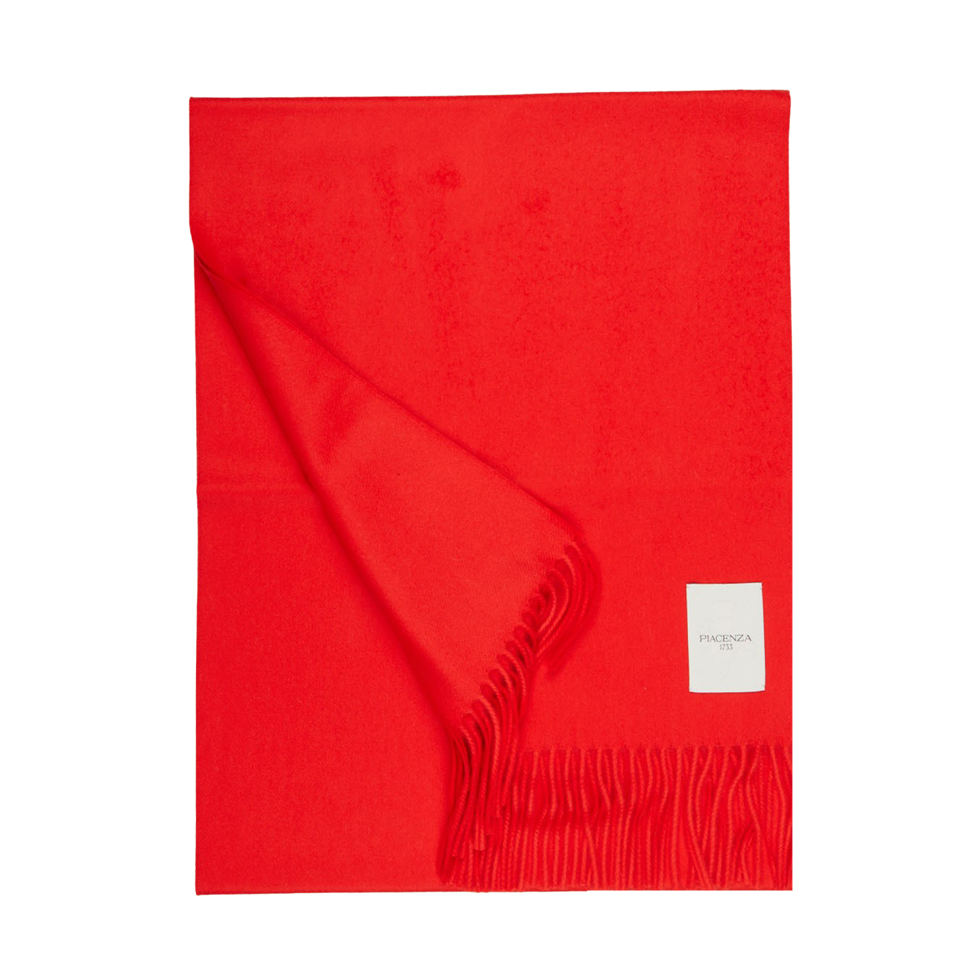 Piacenza Cashmere Bright Red Cashmere Aeternum Scarf Feature