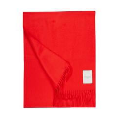 Piacenza Cashmere Bright Red Cashmere Aeternum Scarf Feature