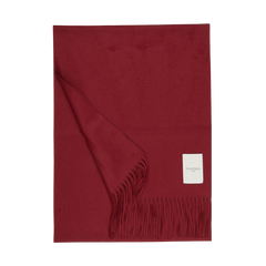 Piacenza Cashmere Wine Red Cashmere Aeternum Scarf Feature