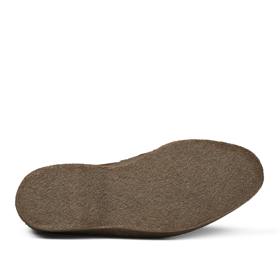 A single Sanders Polo Snuff Suede Hi Top Boots insole isolated on a transparent background.