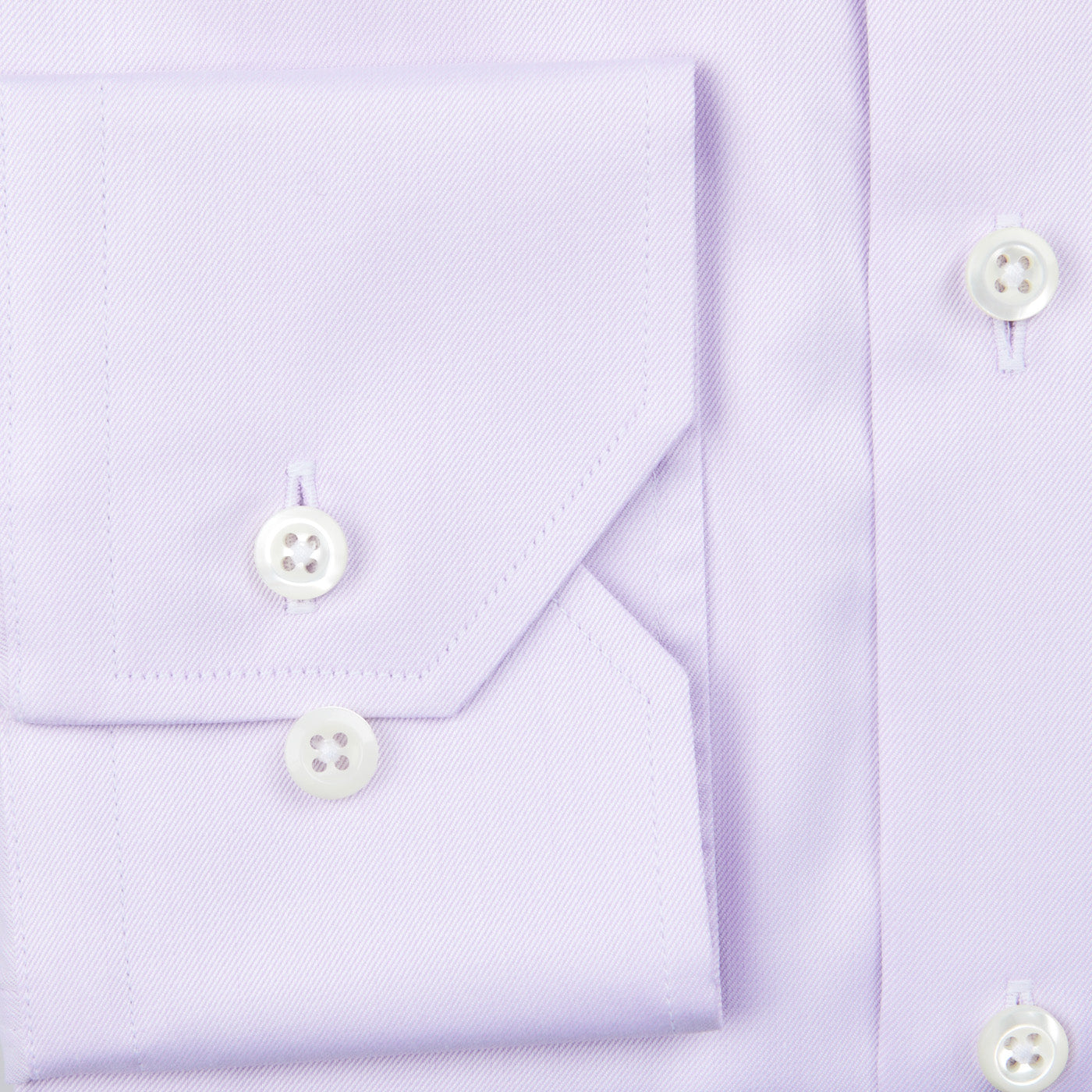 Stenströms Purple Cotton Twofold Fitted Body Shirt Cuff