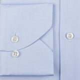 A slim fit, Light Blue Cotton Oxford BD Slimline Shirt with buttons in cotton oxford fabric, by Stenströms.