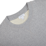 Grey Melange Cotton Loopback Sweatshirt