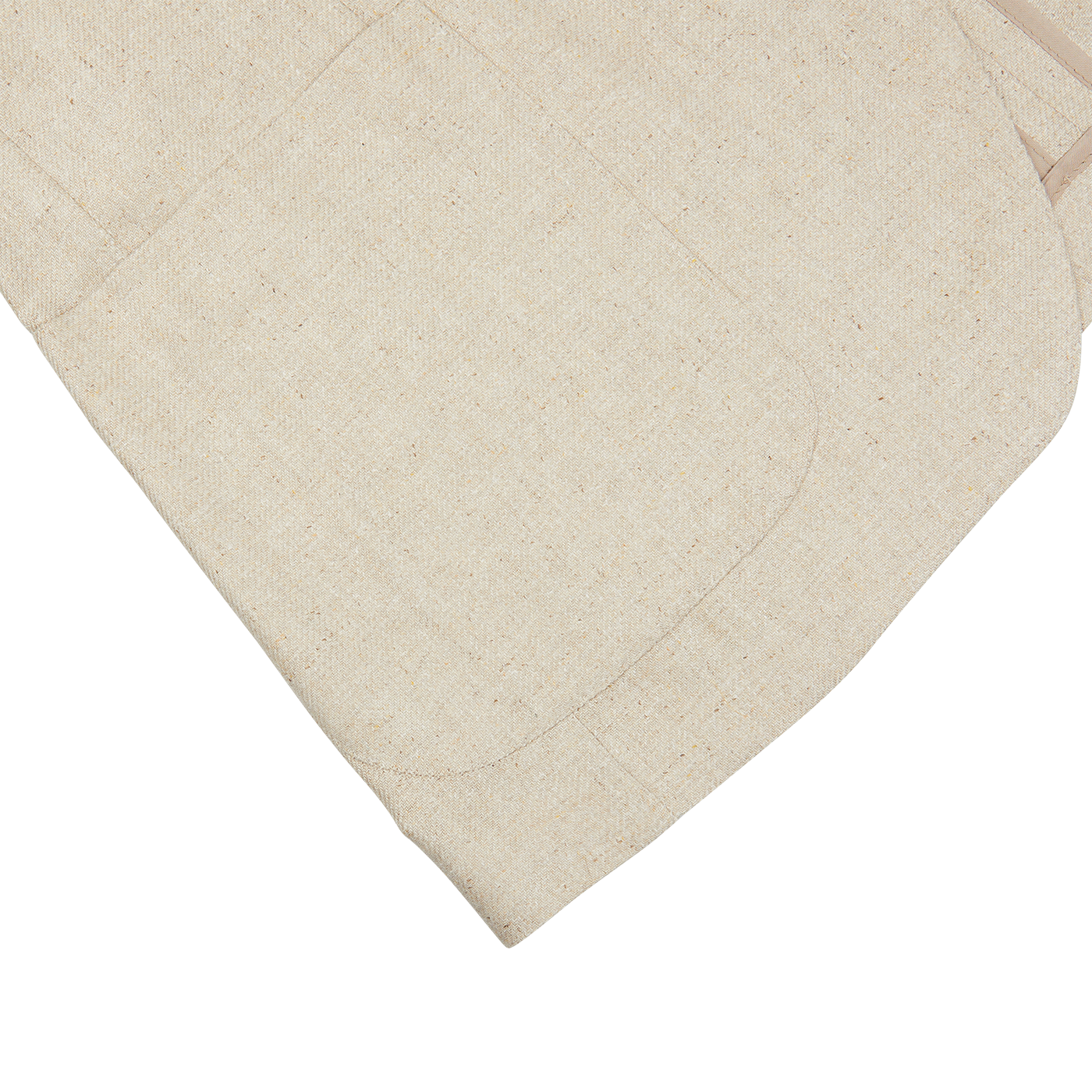 A beige Melange Silk Twill Vesuvio Blazer with a pocket, perfect for holding small essentials by Tagliatore.