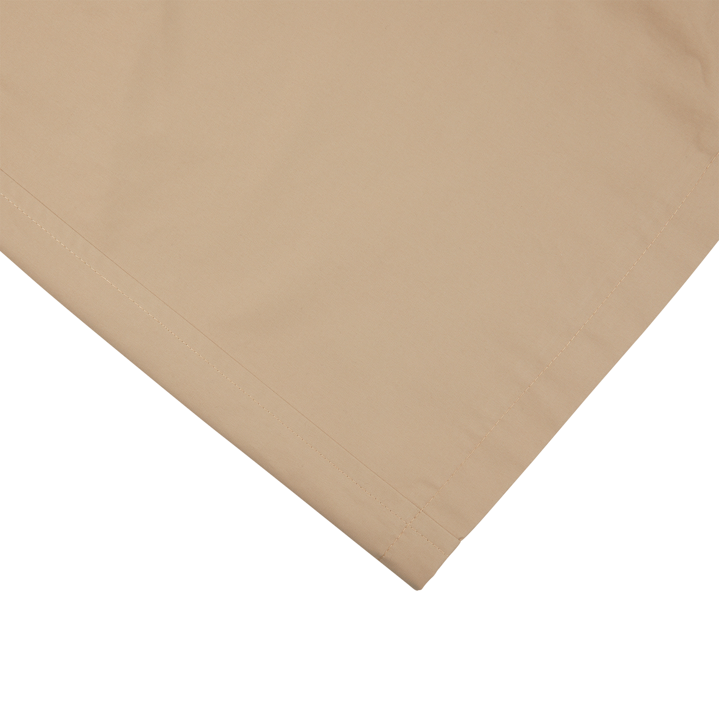 A khaki beige Tagliatore pillowcase on top of a white surface, providing a slim fit.