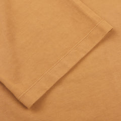 Tela Genova Brick Orange Washed Organic Cotton T-Shirt Cuff