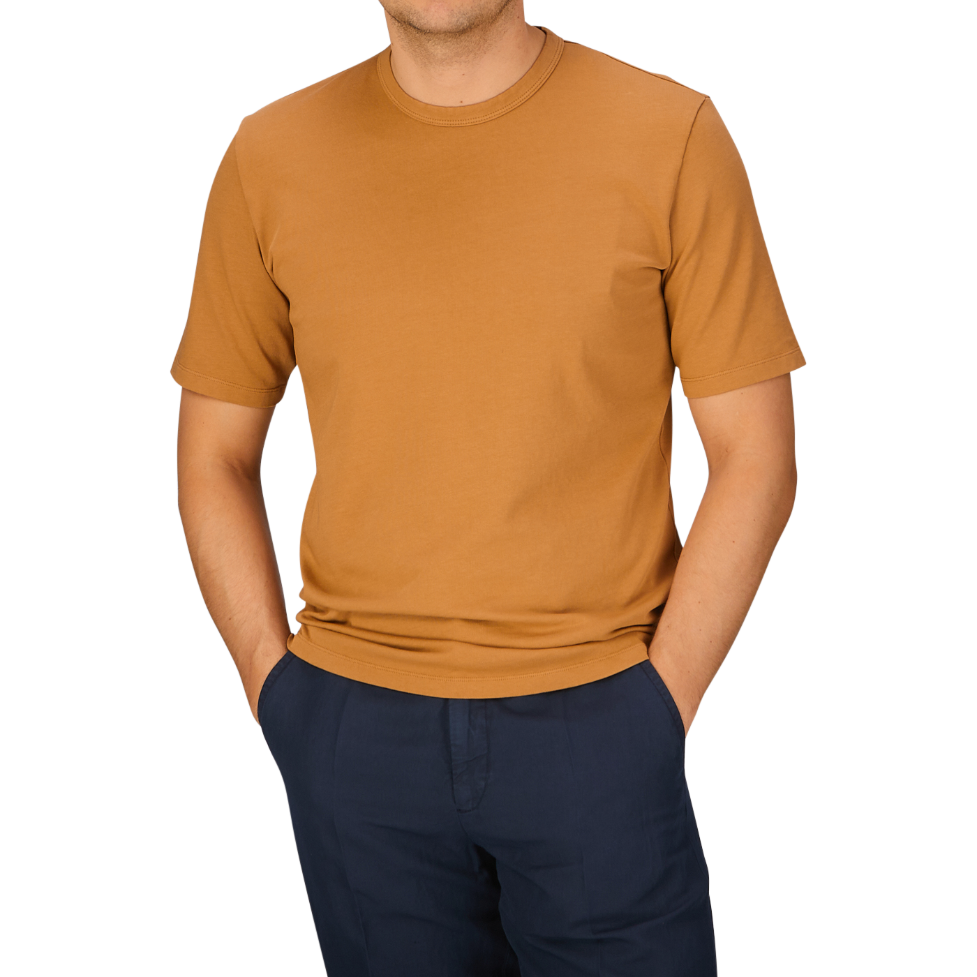 Tela Genova  Brick Orange Heavy Organic Cotton T-Shirt – Baltzar