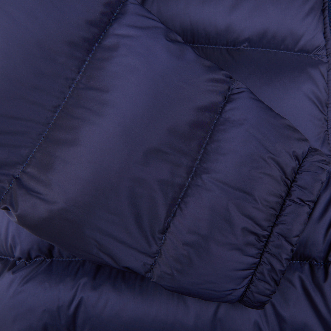 Ten C Blue Nylon Down Padded Liner Jacket Cuff