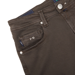 Tramarossa Coffee Brown Super Stretch Michelangelo Jeans Edge