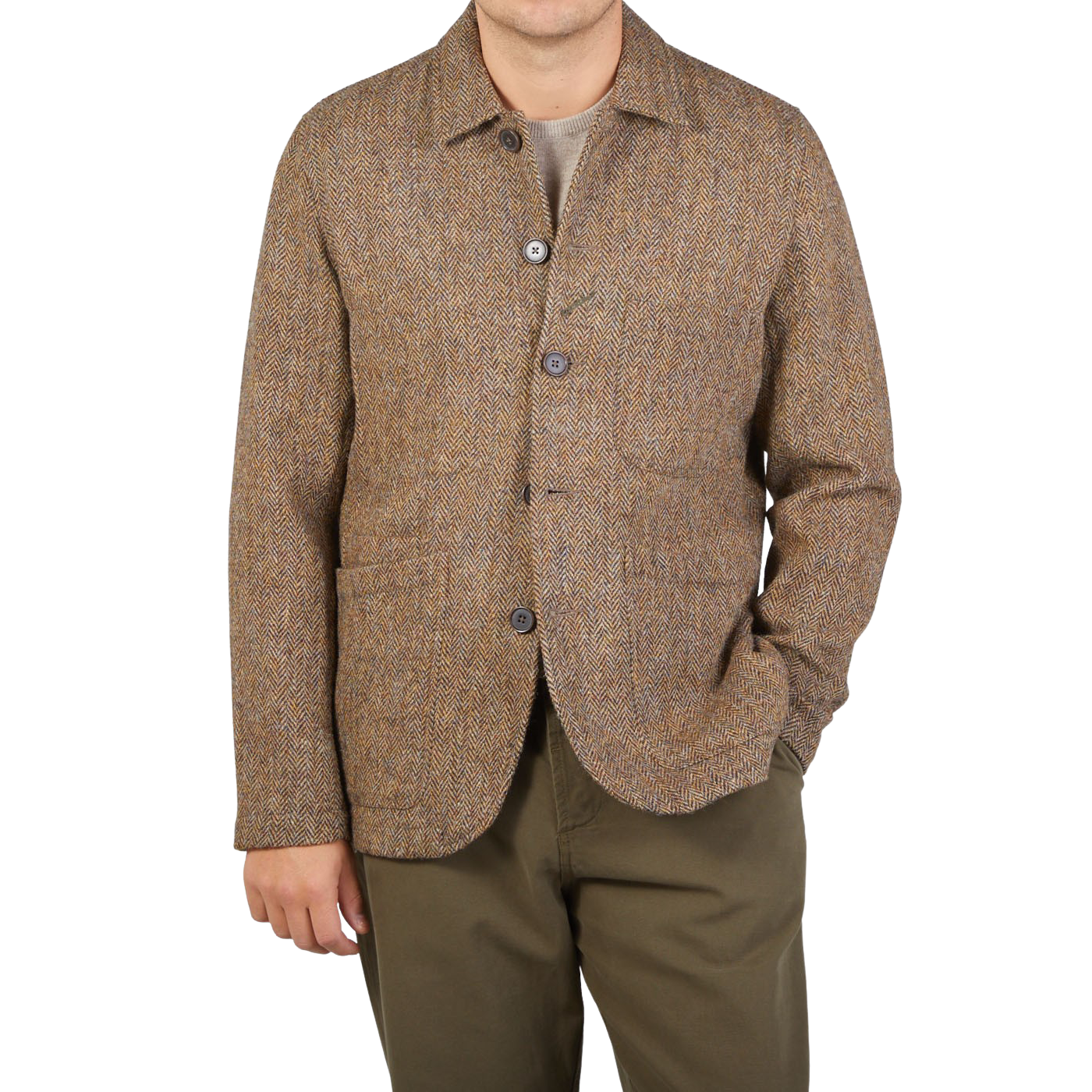 Herringbone Harris Tweed Jacket