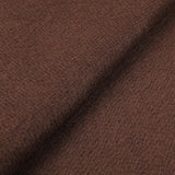 Close-up image of a brown acrylic fabric with a textured surface, ideal for crafting a Universal Works Brown Double Sided Acrylic Scarf.