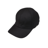 Wigéns Black Loro Piana Wool Cashmere Baseball Cap Feature