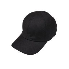 Wigéns Black Loro Piana Wool Cashmere Baseball Cap Feature