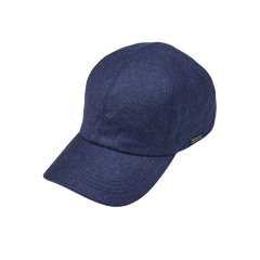 Wigéns Blue Loro Piana Wool Cashmere Baseball Cap Feature