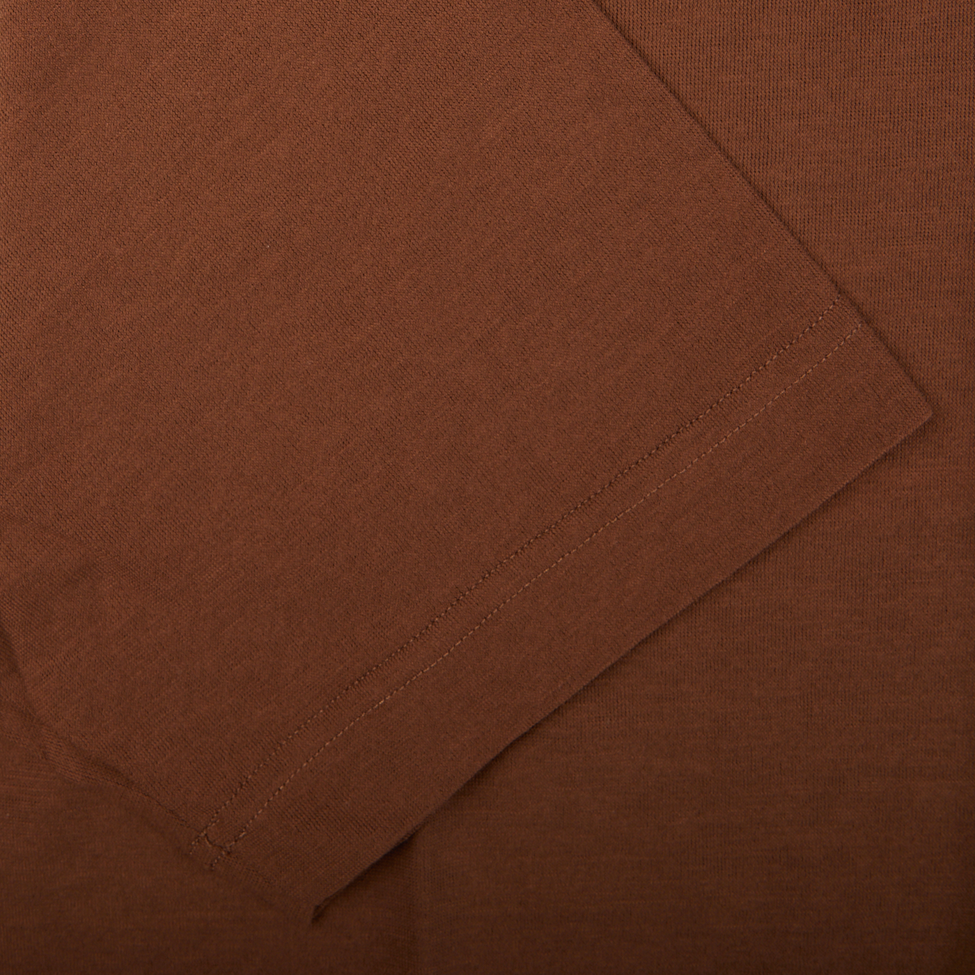 A Coffee Brown Ice Cotton Zanone polo shirt on a white background.