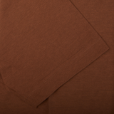 A Coffee Brown Ice Cotton Zanone polo shirt on a white background.