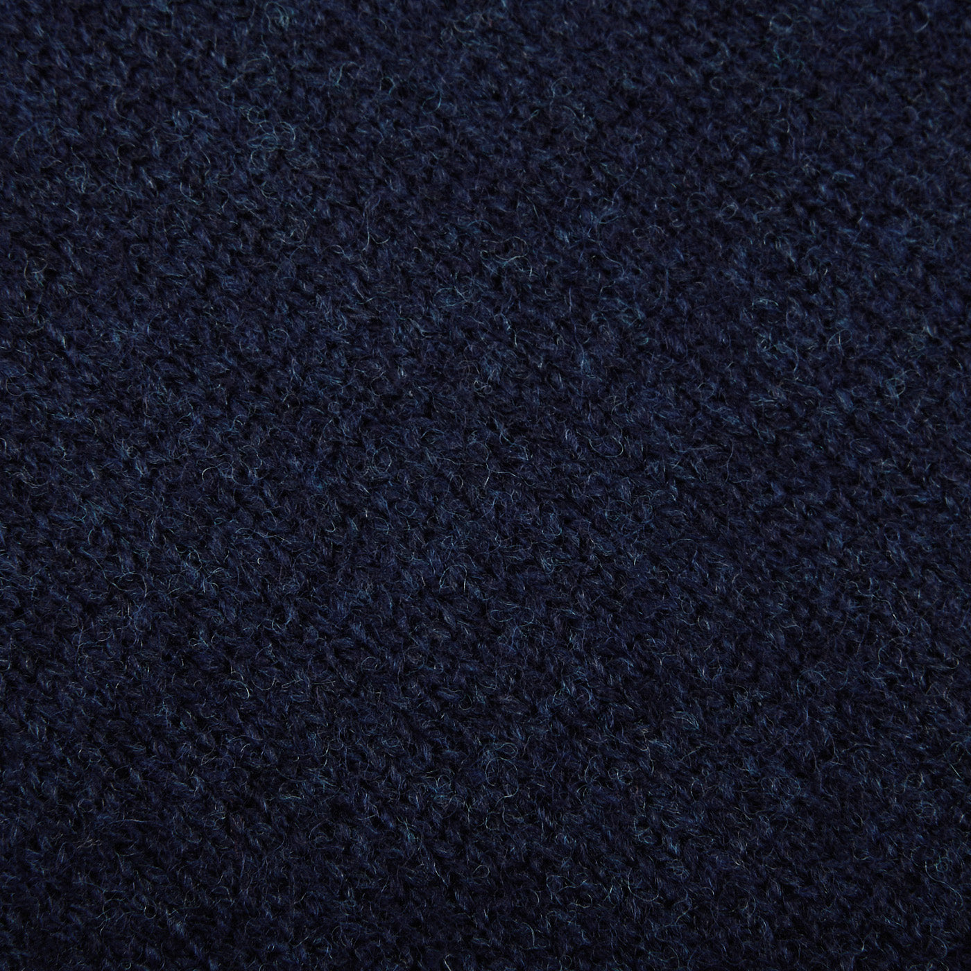 Alan Paine Indigo Blue Lambswool V-Neck Fabric