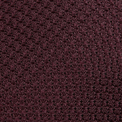 Amanda Christensen Burgundy Grenadine Grossa Lined Silk Tie Fabric