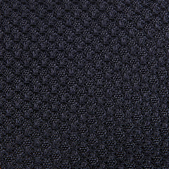 Amanda Christensen Navy Blue Grenadine Grossa Lined Silk Tie Fabric