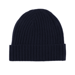 Amanda Christensen Navy Cashmere Cap Feature