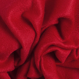Amanda Christensen Red Pure Cashmere Scarf Fabric