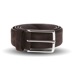 Chocolate Suede Belt