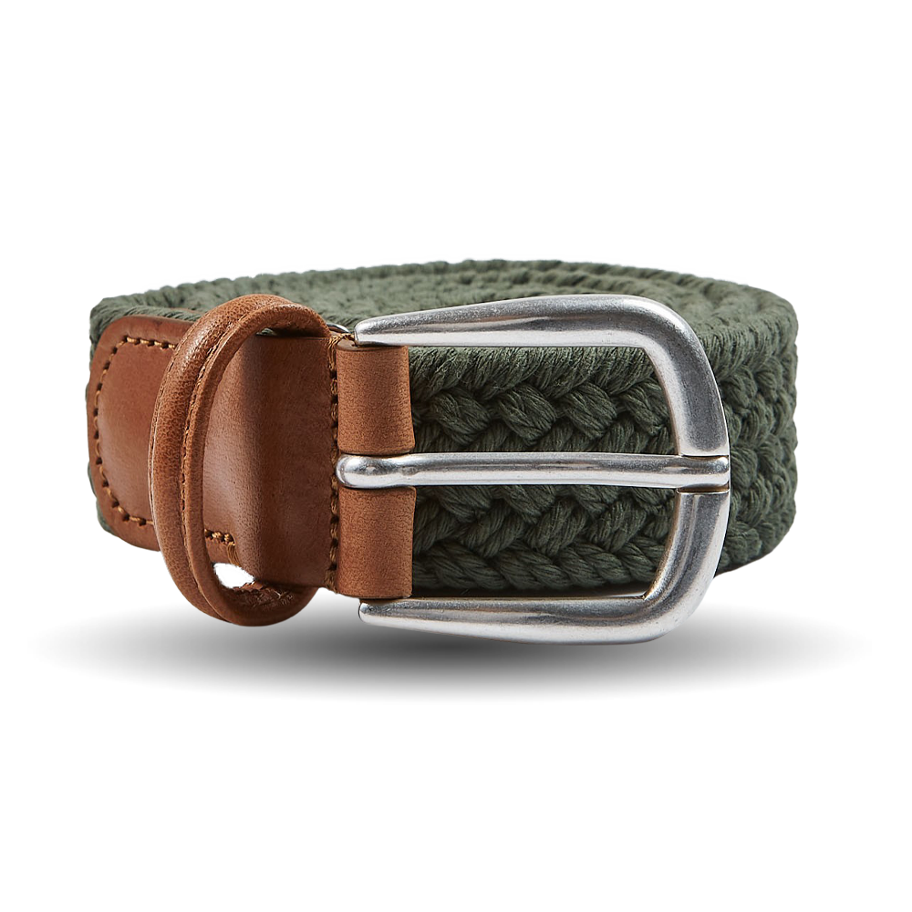 Anderson's Army Green Cotton Canvas 30mm Belt Feature
