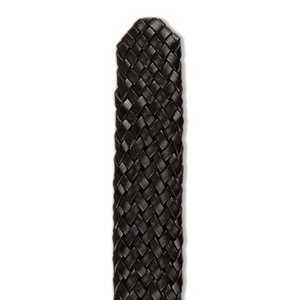 Andersons Black Braided Leather Belt