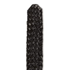 Andersons Black Braided Leather Belt